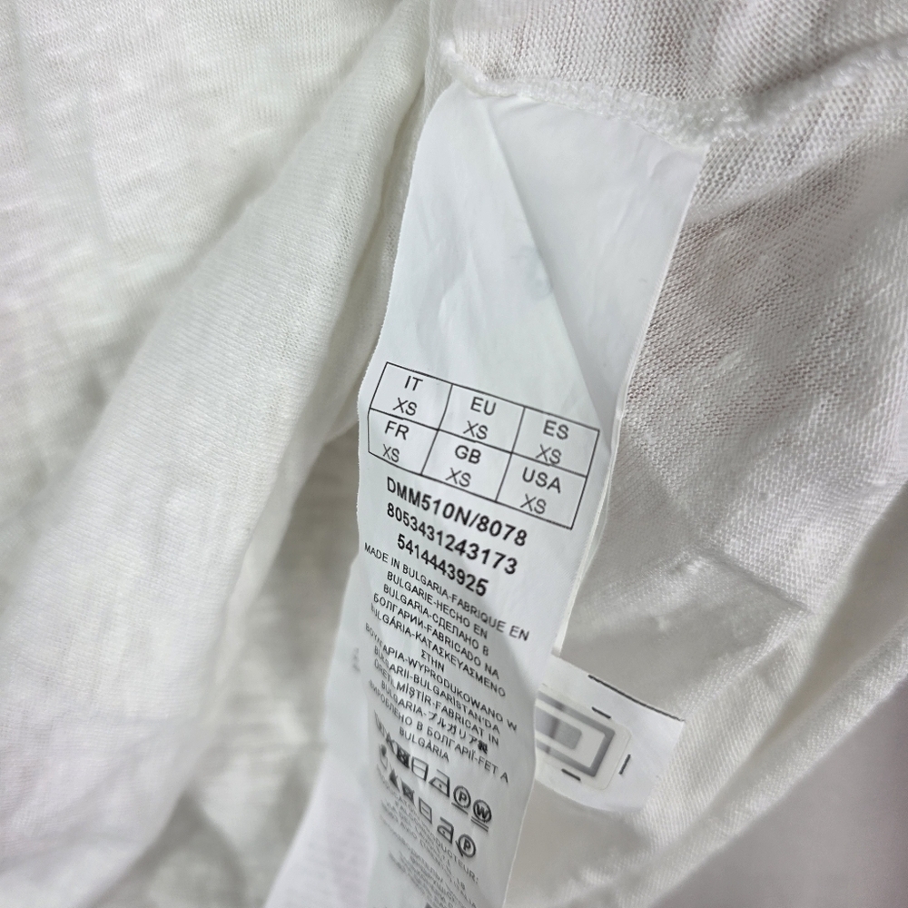 Falconeri Linen V neck basic tee - Picture 5 of 10